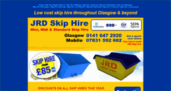 Desktop Screenshot of jrdskiphire.co.uk